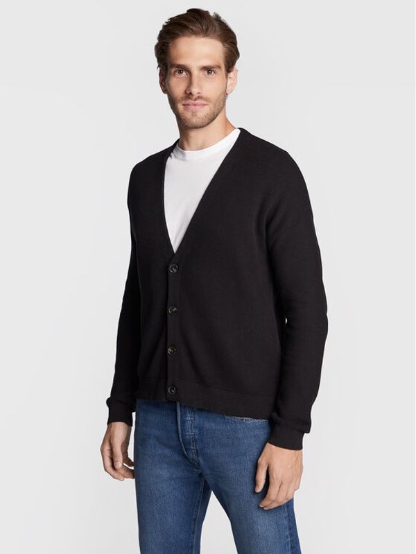 Sisley Sisley Кардиган 10C1S600A Черен Regular Fit