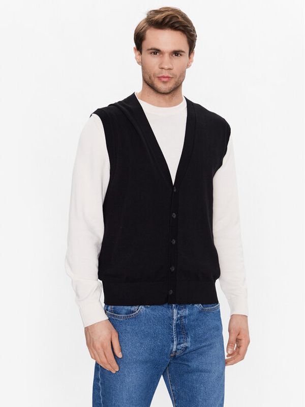 Sisley Sisley Кардиган 10F2S600E Черен Regular Fit