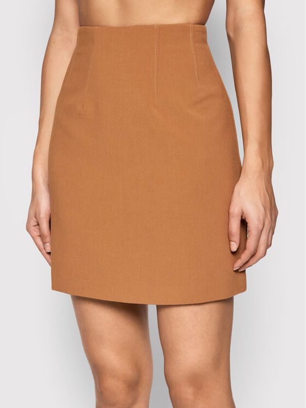 Sisley Sisley Пола тип трапец 4BFQL0008 Кафяв Regular Fit