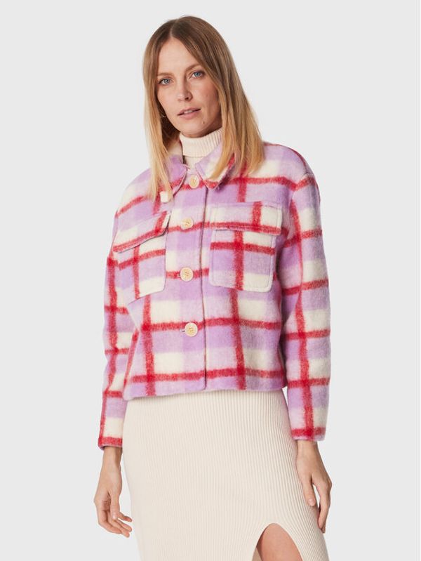 Sisley Sisley Преходно яке 2N7WLN01D Виолетов Regular Fit