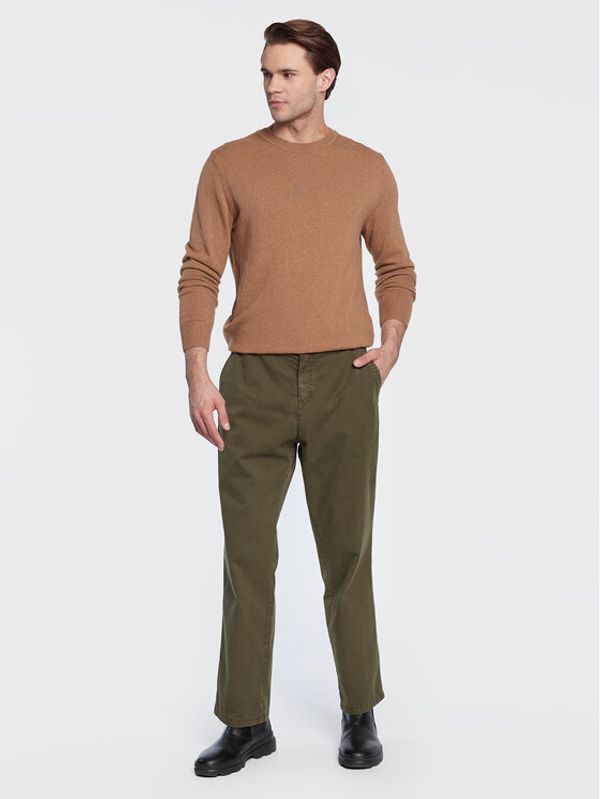 Sisley Sisley Пуловер 102HS1B17 Кафяв Regular Fit