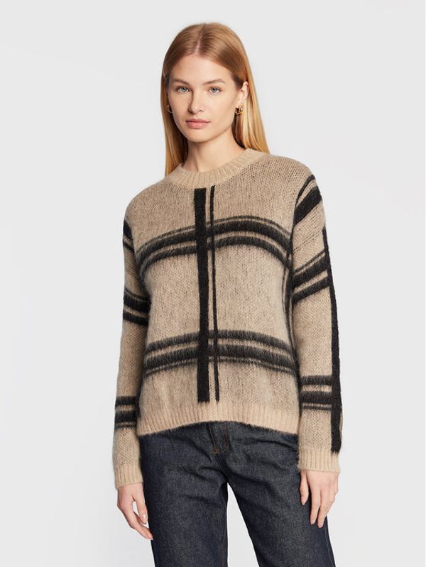 Sisley Sisley Пуловер 1042L101Y Бежов Regular Fit