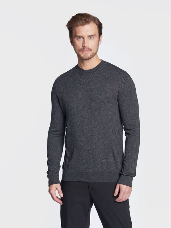 Sisley Sisley Пуловер 108WT100Y Сив Regular Fit