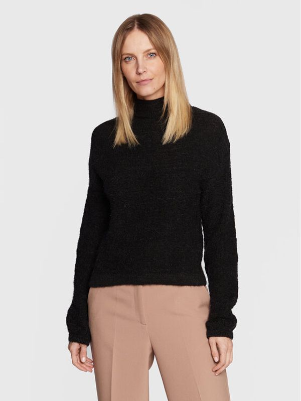 Sisley Sisley Пуловер 1142M200M Черен Regular Fit