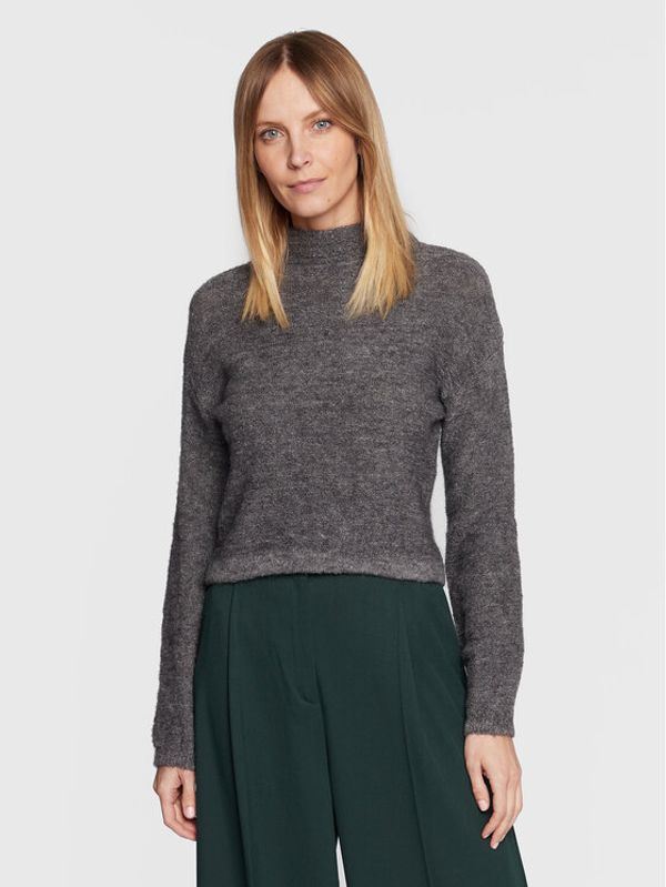 Sisley Sisley Пуловер 1142M200M Сив Regular Fit