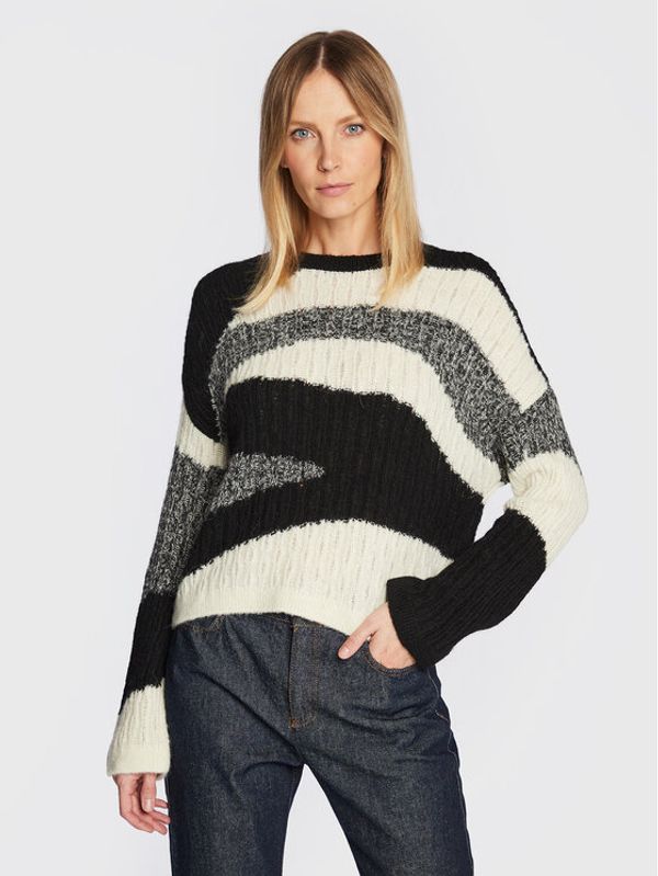 Sisley Sisley Пуловер 1268L101U Екрю Regular Fit