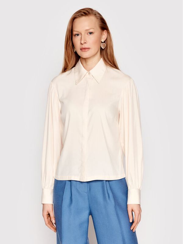 Sisley Sisley Риза 58T8LQ00O Бежов Regular Fit