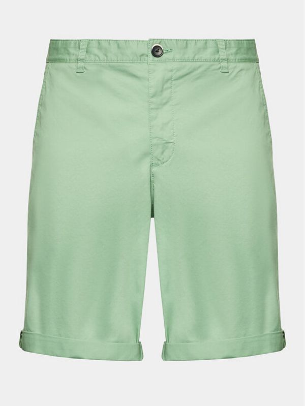 Sisley Sisley Шорти от плат 4TEQS900J Зелен Regular Fit