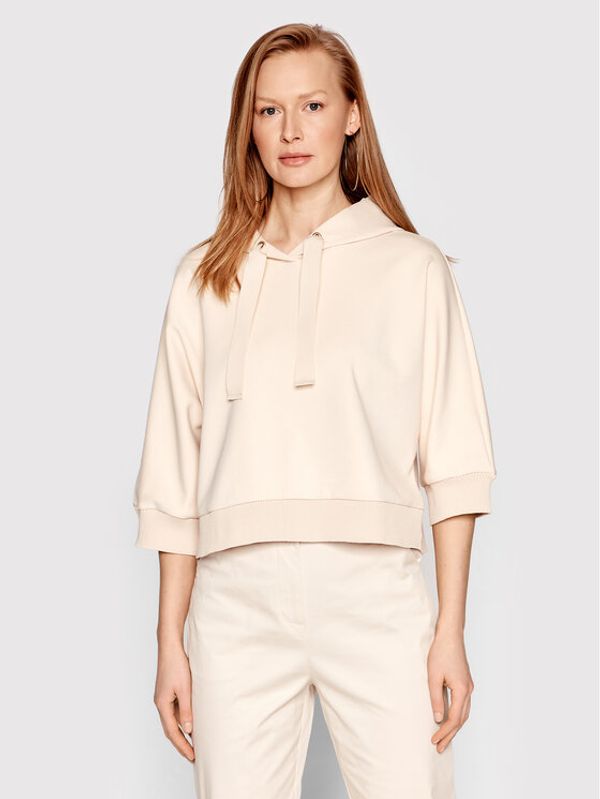 Sisley Sisley Суитшърт 3IPRL5003 Бежов Regular Fit