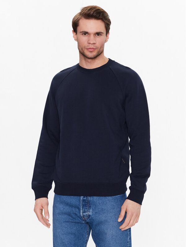 Sisley Sisley Суитшърт 3WCRS1023 Тъмносин Regular Fit