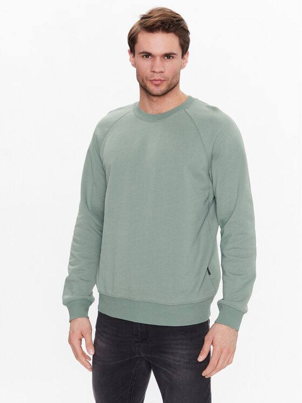 Sisley Sisley Суитшърт 3WCRS1023 Зелен Regular Fit