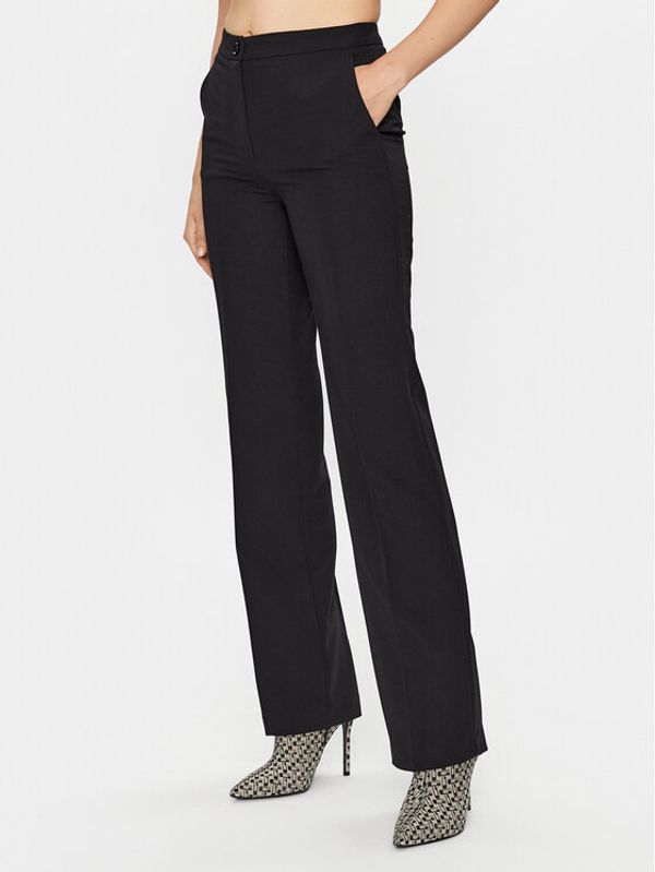 Sisley Sisley Текстилни панталони 4KVXLF03I Черен Slim Fit