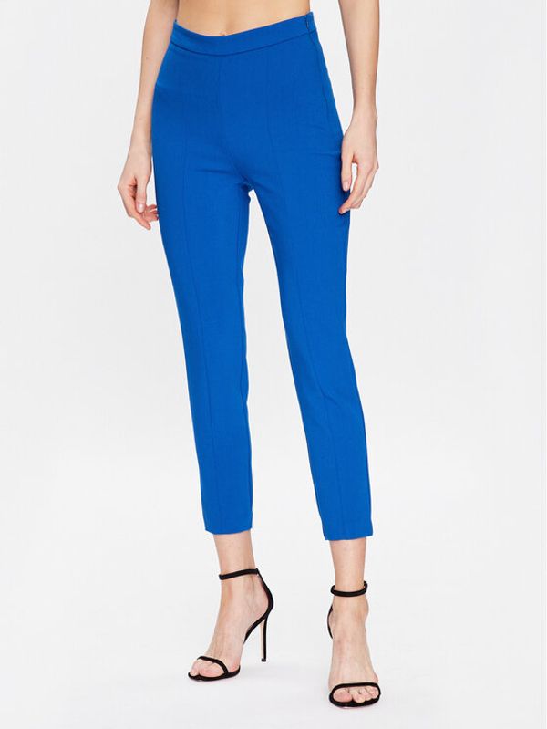 Sisley Sisley Текстилни панталони 4OLVLF02R Син Slim Fit