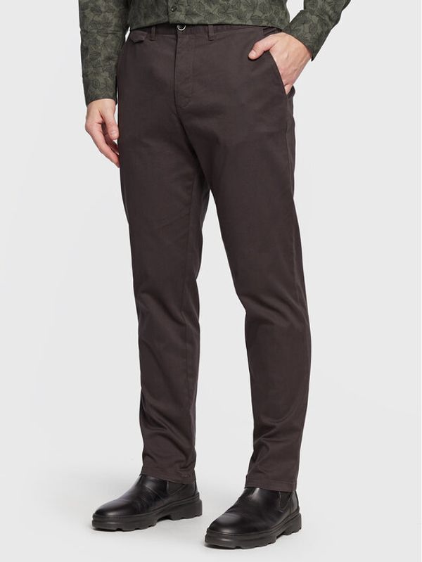 Sisley Sisley Текстилни панталони 4XRUSF01M Тъмносин Comfort Fit