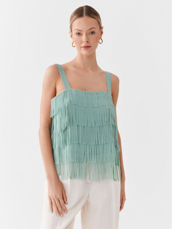 Sisley Sisley топ 5AM2LH00S Зелен Regular Fit