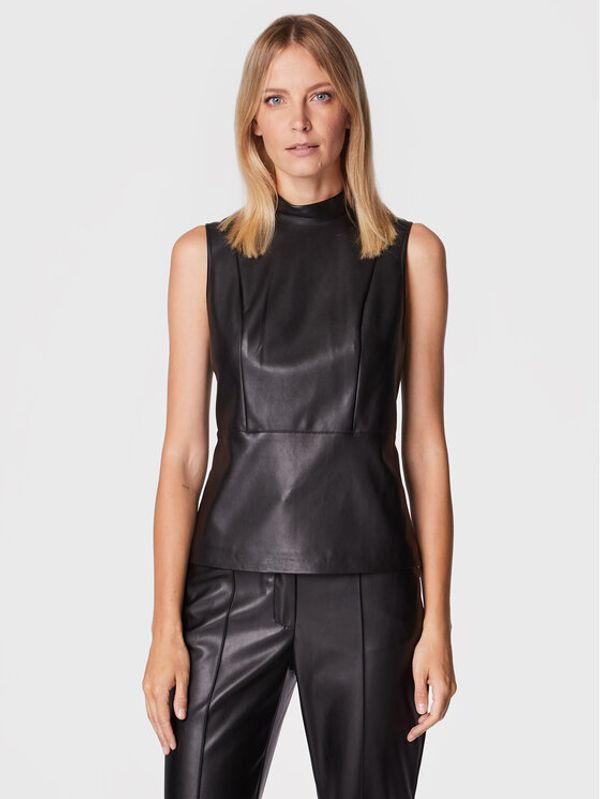 Sisley Sisley топ 5MTMLQ01Q Черен Regular Fit