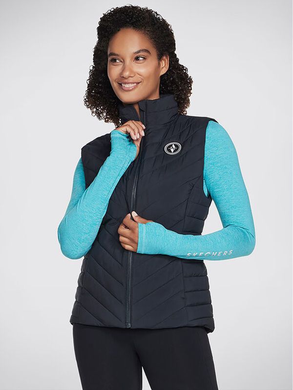 Skechers Skechers Елек Goshield Everyday Vest JA7 Черен Regular Fit
