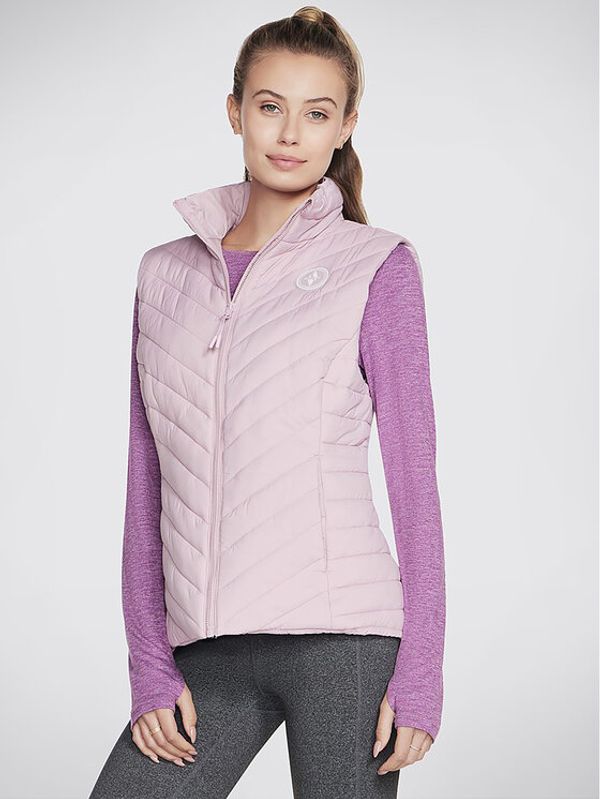 Skechers Skechers Елек Goshield Everyday Vest JA7 Розов Regular Fit