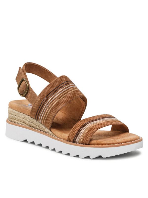 Skechers Skechers Еспадрили BOBS Tea Time 113863/BRMT Кафяв