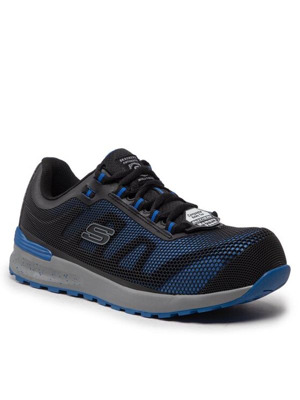 Skechers Skechers Обувки Bulklin 77180EC/BLU Черен