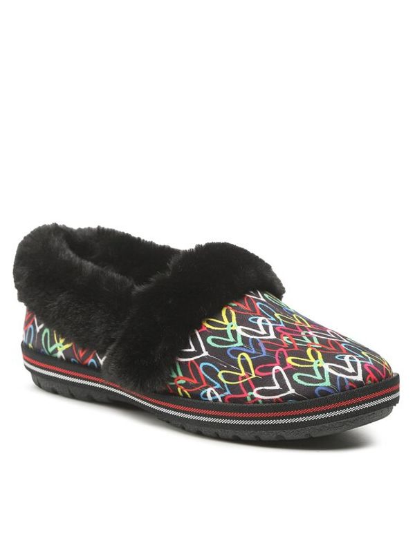 Skechers Skechers Пантофи BOBS Lodge Love 113610 Черен