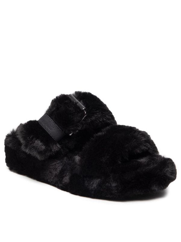 Skechers Skechers Пантофи Cozy Wedge 167238/BBK Черен