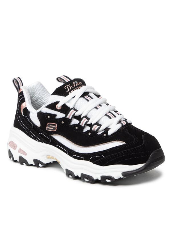 Skechers Skechers Сникърси Devoted Fan 13154/BKRG Черен