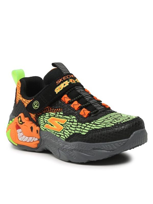 Skechers Skechers Сникърси Dino Lights 400615L/BKOR Черен