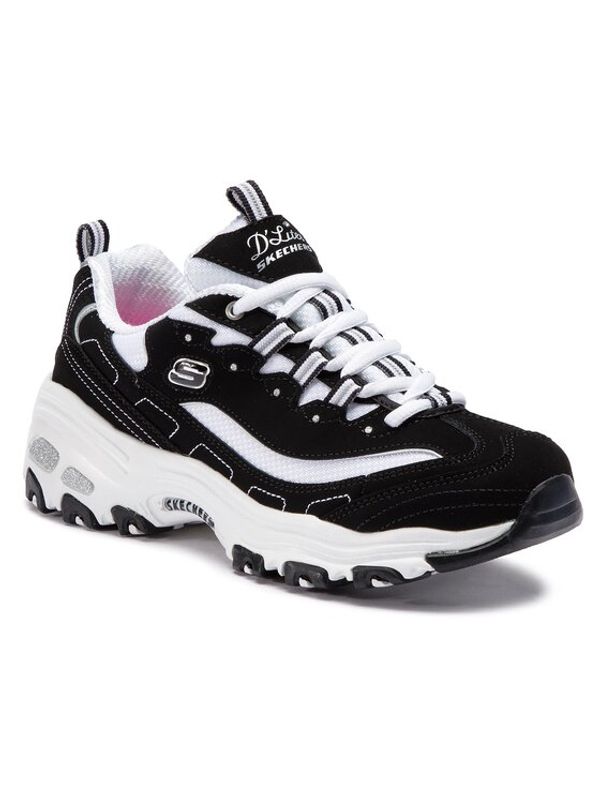 Skechers Skechers Сникърси D'lites Biggest Fan 11930/BKW Черен