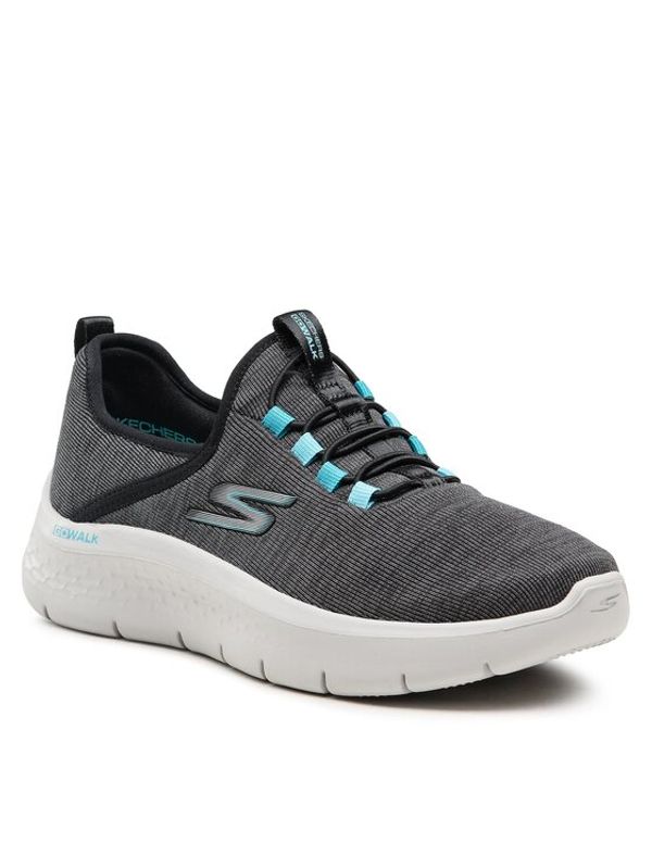 Skechers Skechers Сникърси Go Walk Flex 124956/BLK Сив