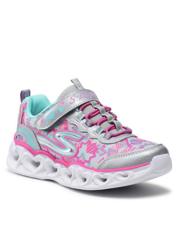 Skechers Skechers Сникърси Heart Lights 20180L/SMLT Сив