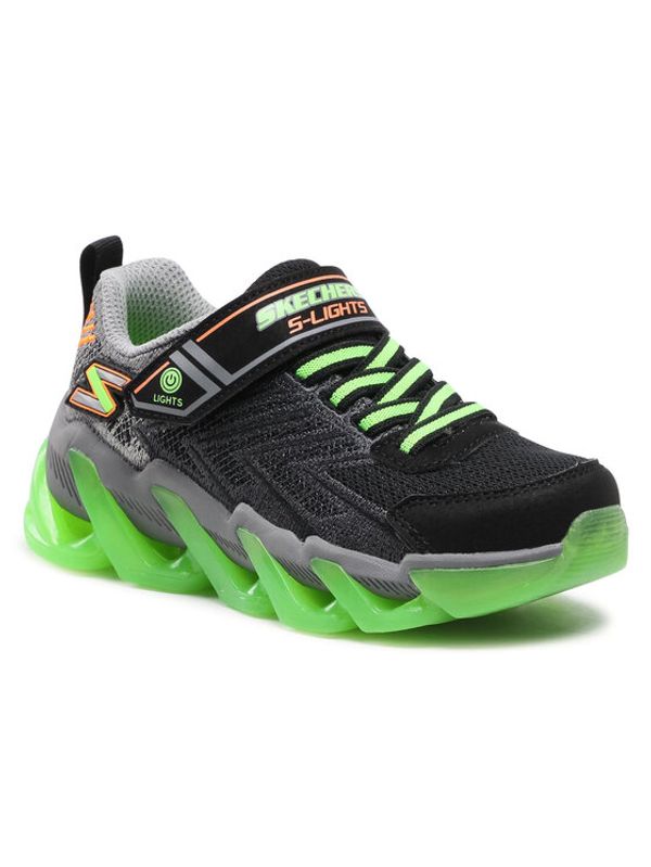 Skechers Skechers Сникърси S Lights 400130L/BKLM Черен