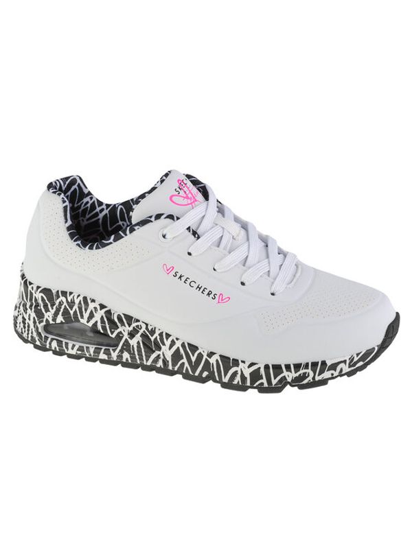 Skechers Skechers Сникърси Skechers Uno-Loving Love Бял
