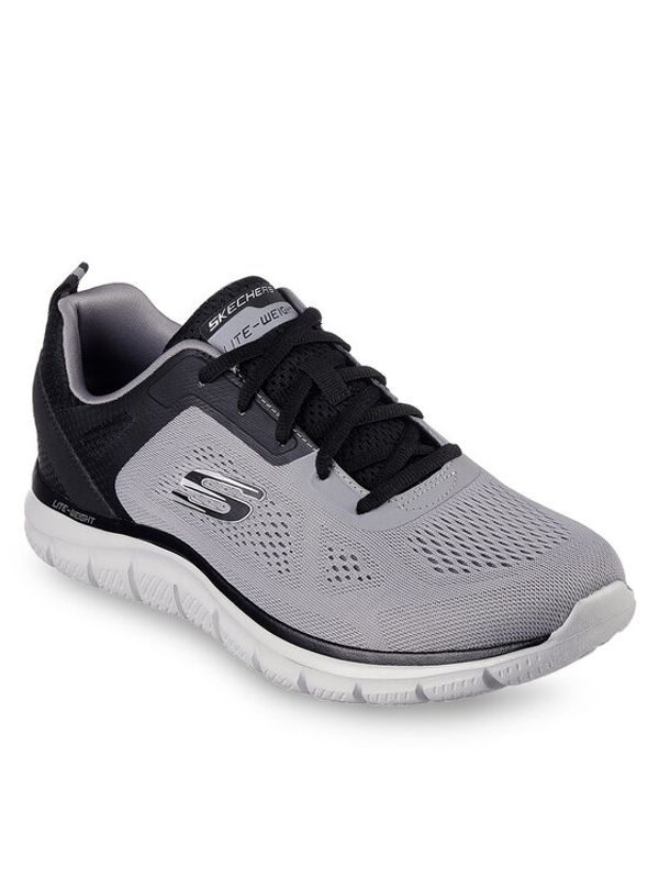 Skechers Skechers Сникърси Track Broader 232698/GYBK Сив