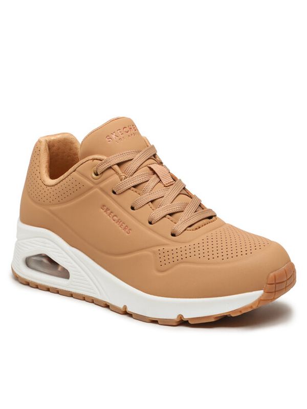 Skechers Skechers Сникърси Uno Stand On Air 73690/TAN Кафяв