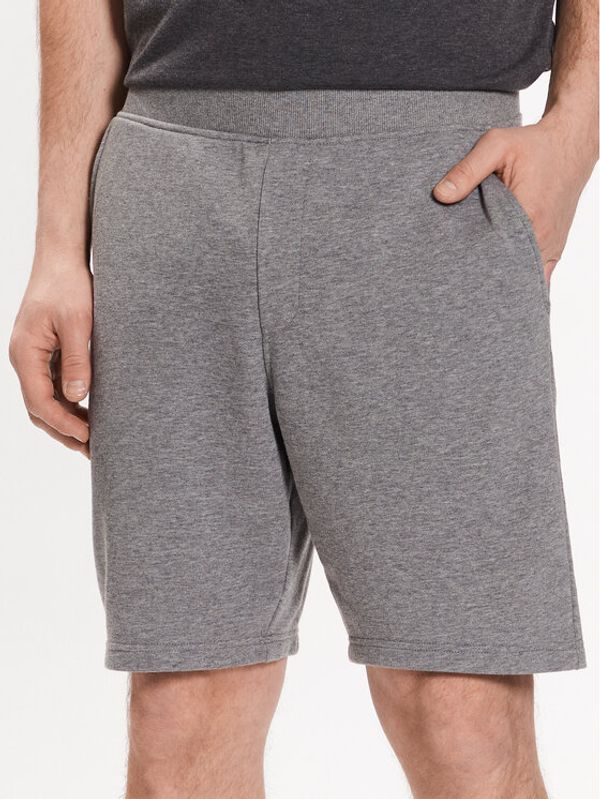 Skechers Skechers Спортни шорти Explorer M1SH69 Сив Regular Fit