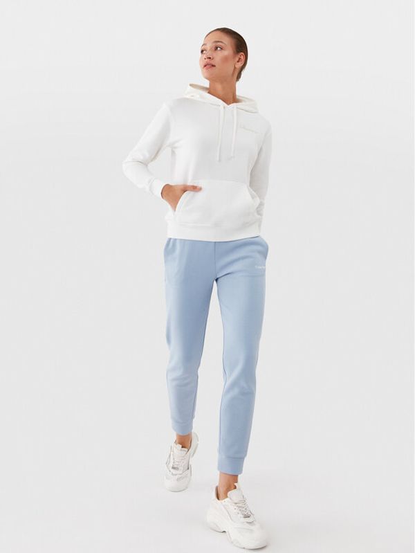 Skechers Skechers Суитшърт Signature Po Hoodie WHD116 Бял Regular Fit