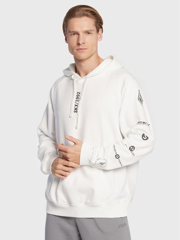 Skechers Skechers Суитшърт Varocity MHD67 Бял Comfort Fit