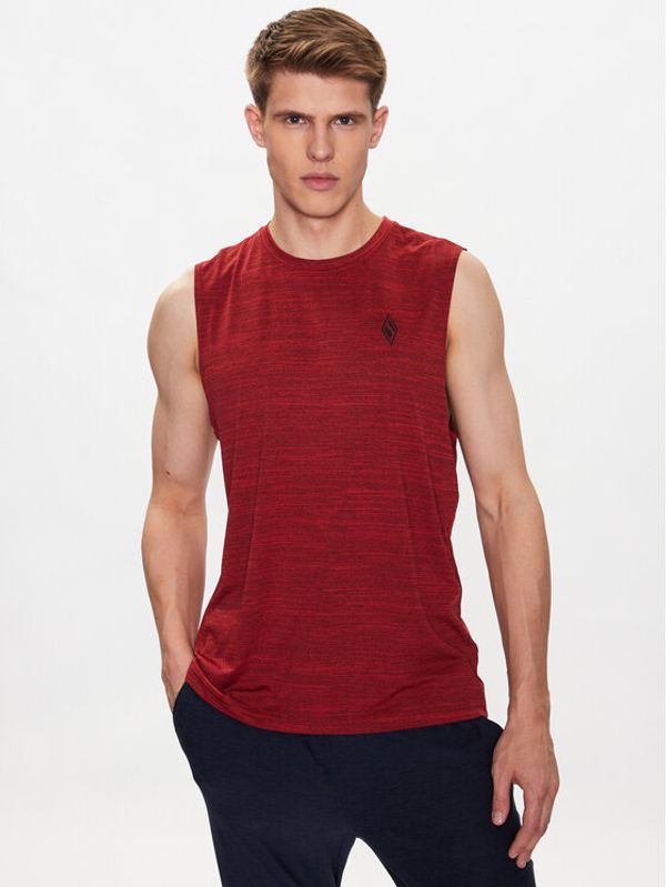 Skechers Skechers Тениска от техническо трико On The Road Muscle M2TT25 Червен Regular Fit