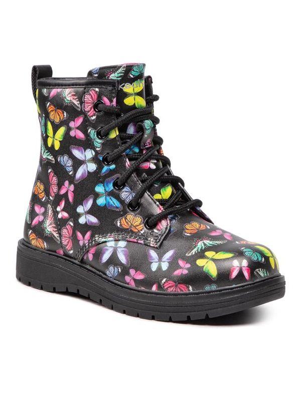 Skechers Skechers Туристически oбувки Butterfly Squad 303420L/BKMT Черен