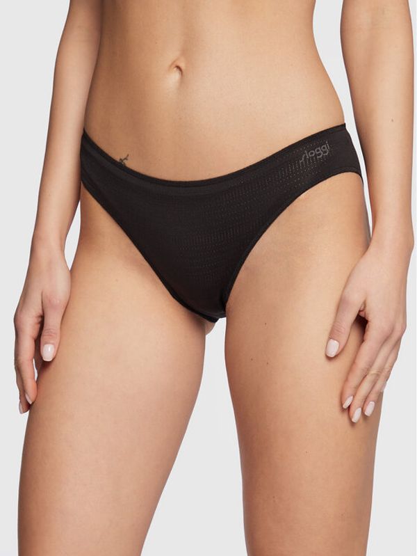 Sloggi Sloggi Комплект 2 чифта класически бикини 10212940 Черен