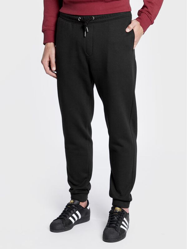 Solid Solid Долнище анцуг 21106556 Черен Regular Fit