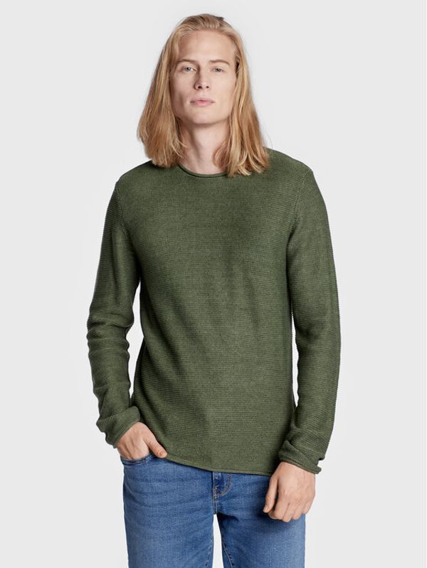 Solid Solid Пуловер 21104152 Зелен Regular Fit