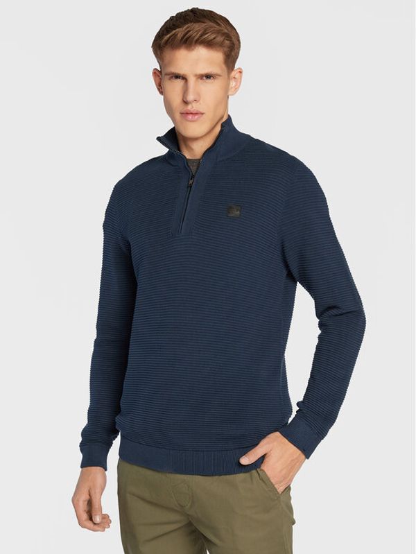 Solid Solid Пуловер 21106433 Син Regular Fit