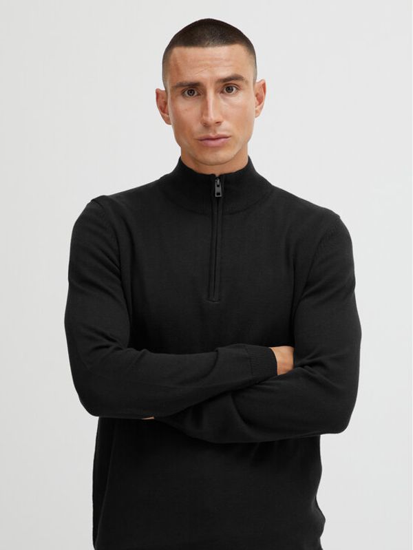 Solid Solid Пуловер 21107379 Черен Regular Fit