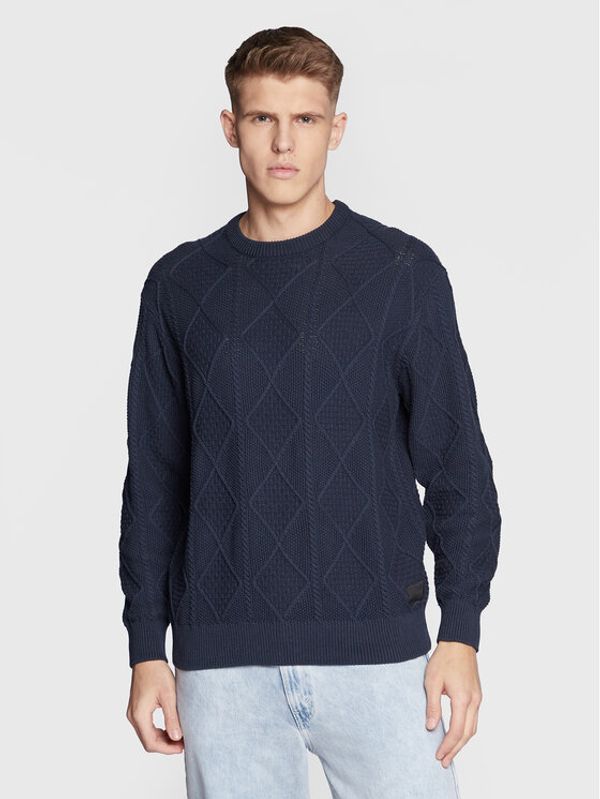 Solid Solid Пуловер Deker 21107351 Тъмносин Regular Fit