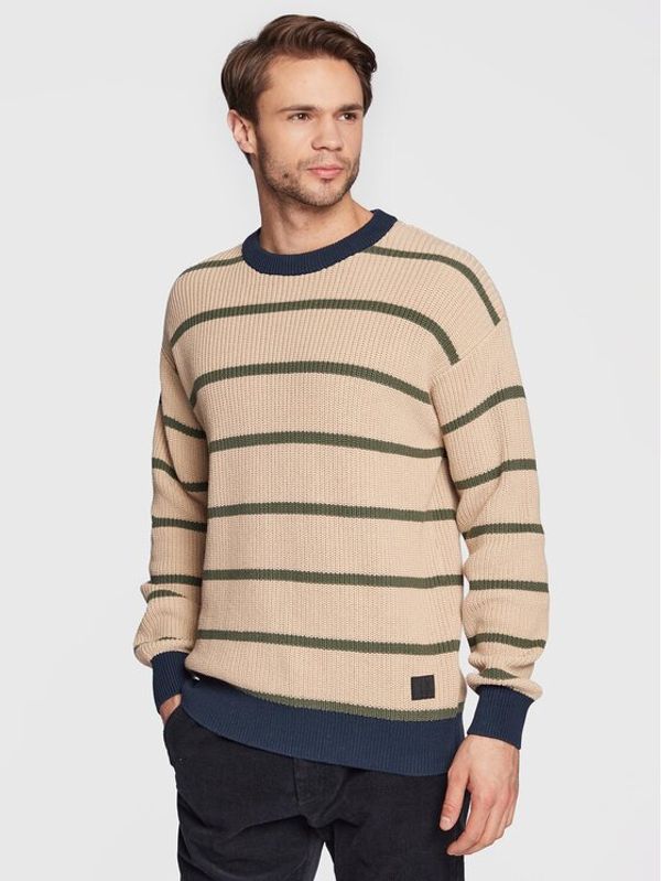 Solid Solid Пуловер Douglass 21107346 Бежов Boxy Fit