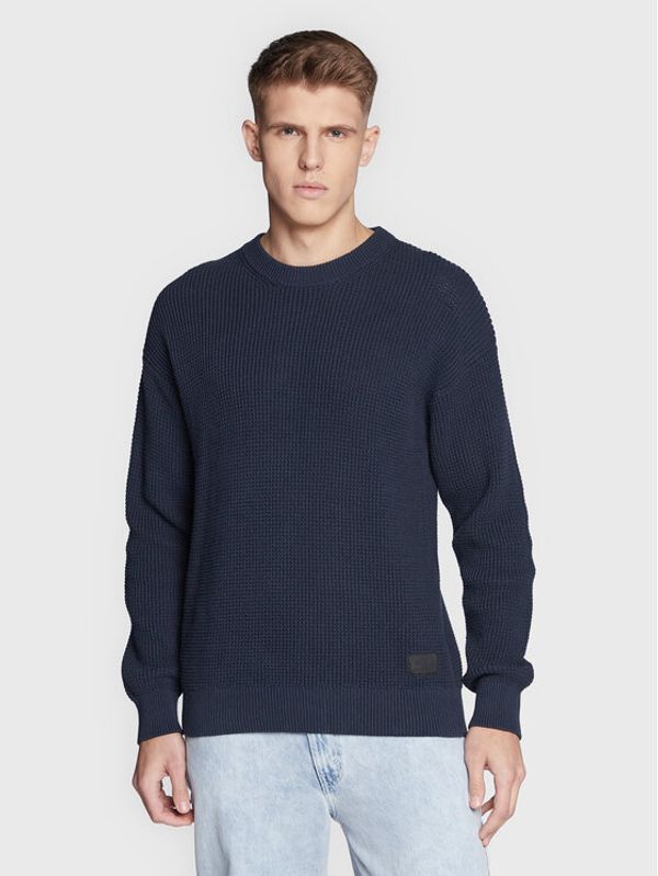 Solid Solid Пуловер Dryden 21107347 Тъмносин Boxy Fit