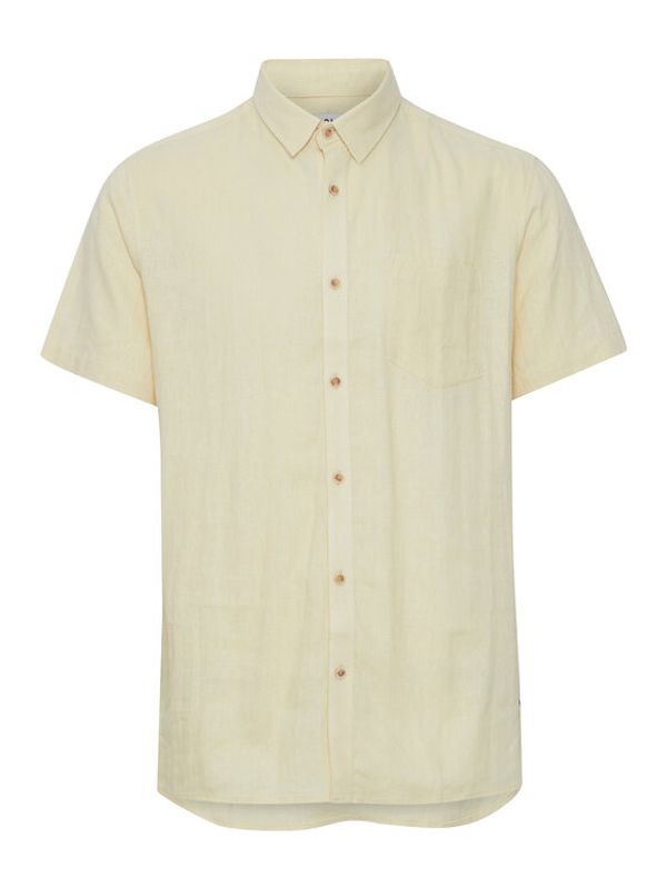 Solid Solid Риза 21106381 Жълт Regular Fit