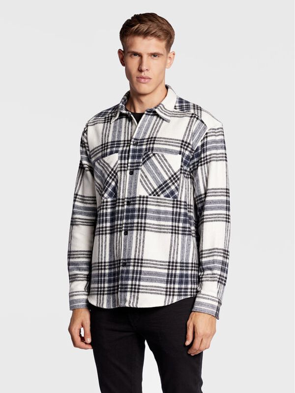 Solid Solid Риза 21107060 Сив Regular Fit